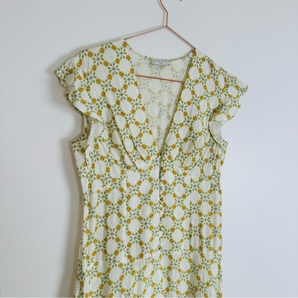 Sandro Mally Floral-Print Midi Dress - Picture 13 of 14